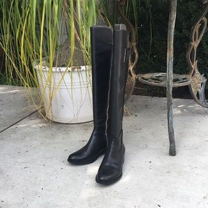 Black Calvin Klein Over the Knee boots